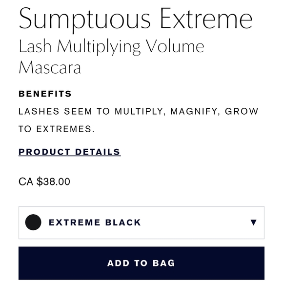 Estee Lauder Sumptuous Extreme Lash Multiplying Volume Mascara - Picture 2 of 3